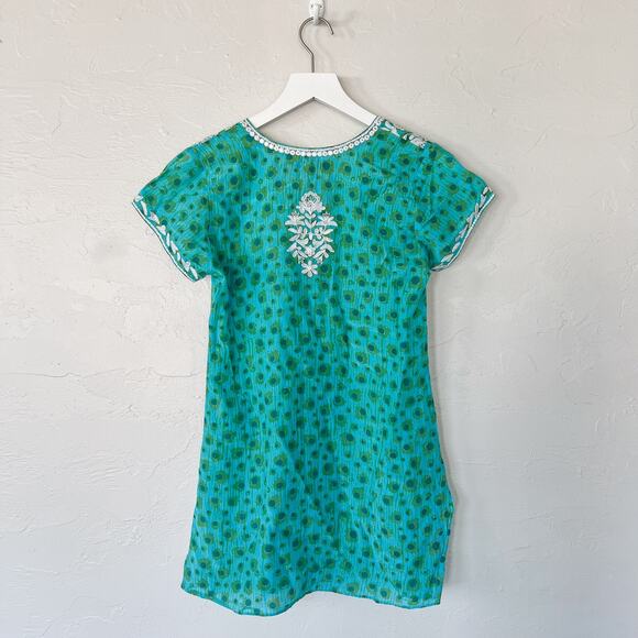 Sulu Collection Turquoise Paige Tunic size 2 NWT - Picture 4 of 5